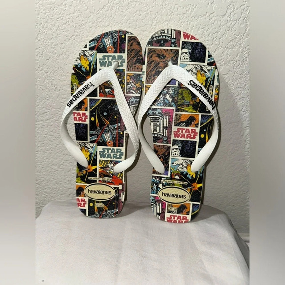 Havaianas Star Wars Rubber Flip Flop Size 11/12 EUR 45/46 - Picture 4 of 9